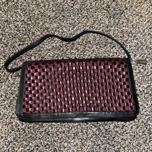 Vintage The Sak Elliott Lucca blk/mer checkered pocketbook bag has original tags